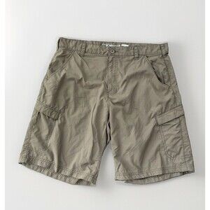 Realtree Mens Cargo Shorts Size 36 Brown Hiking Fishing Casual Pockets